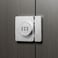 ETEKJOY Keyless Cabinet Lock 3Digit Combination for SwingingSliding Door Drawer Cupboard Locker Closet Wooden Box HookLocking Silver 180 Degree