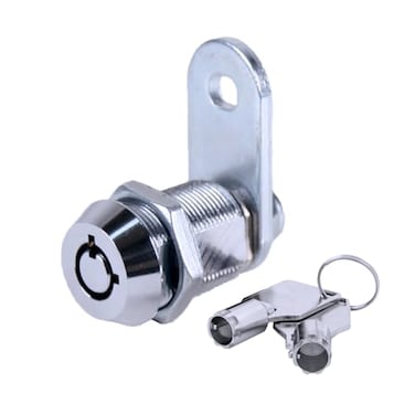 FJM Security MEI2400AMKD Tubular Cam Lock for Smart Home Cabinet Locks Baby Proofing Solution Door Lock Drawer Lock for Home Improvement with 78 Cylinder Keyed Different Chrome