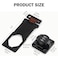 GDFOX Mechanical Password Rotary Hasp Locks Door Security Slide Latch Lock for Small Doors Cabinets Barn Door Bathroom Outdoor Garage Garden 3 inchesBlack