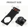 GDFOX Mechanical Password Rotary Hasp Locks Door Security Slide Latch Lock for Small Doors Cabinets Barn Door Bathroom Outdoor Garage Garden 3 inchesBlack