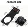 GDFOX Mechanical Password Rotary Hasp Locks Door Security Slide Latch Lock for Small Doors Cabinets Barn Door Bathroom Outdoor Garage Garden Black