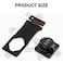 GDFOX Mechanical Password Rotary Hasp Locks Door Security Slide Latch Lock for Small Doors Cabinets Barn Door Bathroom Outdoor Garage Garden Silver