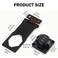 GDFOX Mechanical Password Rotary Hasp Locks Door Security Slide Latch Lock for Small Doors Cabinets Barn Door Bathroom Outdoor Garage Garden Silver