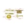Geenite 2 Pack Wood Box Locks Vintage Case Locks Metal Latch Small Locks Antique Jewelry Box Locks Woodworking DIY Hardware Gold