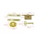 Geenite 2 Pack Wood Box Locks Vintage Case Locks Metal Latch Small Locks Antique Jewelry Box Locks Woodworking DIY Hardware Gold