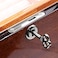 Geenite 2 Pack Wood Box Locks Vintage Case Locks Metal Latch Small Locks Antique Jewelry Box Locks Woodworking DIY Hardware Gold