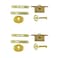 Geenite 2 Pack Wood Box Locks Vintage Case Locks Metal Latch Small Locks Antique Jewelry Box Locks Woodworking DIY Hardware Gold