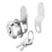 Hecfu 1 Pack Cabinet Locks with Keys 58 Cam Lock keyed Alike Secure Drawer File Cabinet Mailbox Lock Replacement RV Storage Locks Zinc Alloy