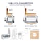 Jayseon 3 Pcs Mailbox Lock 58 Cabinet Locks and Cam Locks for Toolbox Keyed Alike Secure Drawer and File Cabinet with Dust Cover Zinc Alloy