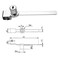 JCBIZ 2Pack Glass Lock Terrarium Showcase Display Case Cabinet Sliding Glass Push Door Locks Furniture Hardware Universal Key Type Sawtooth Lock