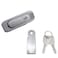 JCBIZ Silver Electric Cabinet Panel Pop Up Lock Push Button Door Cam Lock Mechanical Door Instrument Cabinet Industrial Electrical Cabinet Door Lock