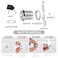 KEJJNYER 10 Pack Cam Locks Keyed Alike 58 Cylinder Zinc Alloy RV Storage Locks Cabinet Cam Lock with Keys File Drawer Mailbox Replacement Lock Set