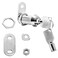 Kingsley Tubular Cam Lock 2 Pack with 112 Cylinder Chrome Finish Keyed Alike RV Camper Cabinet Lock