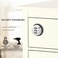 Kitmose 3 Pack Combination Cabinet Cam Lock Password Coded Lock with 34 Cylinder and Chrome Finish Security CombiCam Lock for Cabinet Filing Drawers Mailbox Silver