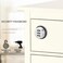 Kitmose 3 Pack Combination Cabinet Cam Lock Password Coded Lock with 34 Cylinder and Chrome Finish Security CombiCam Lock for Cabinet Filing Drawers Mailbox Silver