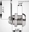 KUYEFGF Truck Tool Lock Keyed Alike Locker Tumbler Tool Box Outside Storage Valet Cam Lock and Keys Replacement 2 Pack