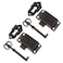 Kyuionty 2 Sets Skeleton Key Lock Decorative Antique Red Bronze Cabinet Lock with Key for Chest Cupboard Furniture
