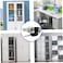 Labriciyon Tool Box Lock Sturdy Zinc Alloy Universal Cabinet Locks with Keys Metal Insert Linkage Drawer Set Tool Box with Home Improvement Cabinet Hardware