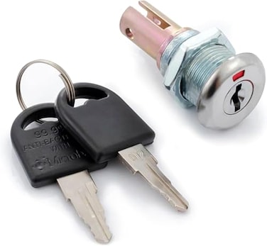 Labriciyon Tool Box Lock Sturdy Zinc Alloy Universal Cabinet Locks with Keys Metal Insert Linkage Drawer Set Tool Box with Home Improvement Cabinet Hardware