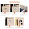 Lpraer 4 Pack Cylinder Cam Drawer Lock with Keys Cabinet Locks 20mm Cylinder and Chrome Finish Keyed Alike with 8 Keys Security Locks for Cupboard Door Cabinet Mailbox