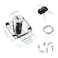 Lpraer 4 Pack Cylinder Cam Drawer Lock with Keys Cabinet Locks 20mm Cylinder and Chrome Finish Keyed Alike with 8 Keys Security Locks for Cupboard Door Cabinet Mailbox