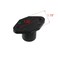 MY MIRONEY 2PCS Black Drawer Lock with Keys Hardware Furniture Cabinet Lock with 89 Length Cylinder Cam for Home and Office