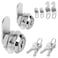 Pertinel 58 Cam Lock Keyed Different Cabinet Locks with Keys Secure Files Drawers RV Storage Locks Replacement Set Zinc AlloySilver 2PCS58 Inch