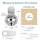 Pertinel 58 Cam Lock Keyed Different Cabinet Locks with Keys Secure Files Drawers RV Storage Locks Replacement Set Zinc AlloySilver 2PCS58 Inch