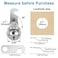 Pertinel Cam Locks Cabinet Locks Keyed Alike 118 Length Cylinder Secure Files Drawers RV Storage Locks Replacement Set Zinc Alloy Chrome Finish 118 Inch 16Pcs