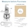 Pertinel Cam Locks Cabinet Locks Keyed Alike 118 Length Cylinder Secure Files Drawers RV Storage Locks Replacement Set Zinc Alloy Chrome Finish 118 Inch 16Pcs