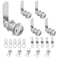 Pertinel Cam Locks Keyed Alike 112 Inch Extra Long Cabinet Lock with Keys Secure Files Drawers RV Storage Locks Replacement Set Zinc Alloy