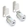 Qjaiune 2 Pack Cabinet Cam Lock with 118 Inch Cylinder Offset Straight Cam Thumb Locks Tool Box Lock Replacement RV Locks for Storage Door File Drawer Dresser Mailbox Nickel Finish