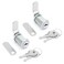 Qjaiune 2 Pack Cabinet Cam Lock with 118 Inch Cylinder Offset Straight Cam Thumb Locks Tool Box Lock Replacement RV Locks for Storage Door File Drawer Dresser Mailbox Nickel Finish