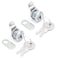 Qjaiune 2 Pack Cabinet Cam Lock with 58 Inch Cylinder Offset Straight Cam Thumb Locks Tool Box Lock Replacement RV Locks for Storage Door File Drawer Dresser Mailbox Nickel Finish