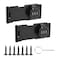 Redunest Password Rotary Hasp Locks Black 2 Pack Cabinet Locks with Combination Keyless Security Latch for Sliding Barn Door Gate Small Door Closet Drawers