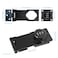 Redunest Password Rotary Hasp Locks Black 2 Pack Cabinet Locks with Combination Keyless Security Latch for Sliding Barn Door Gate Small Door Closet Drawers