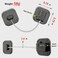 AzdBvae Refrigerator Lock Heavy Duty Fridge Lock Combination Lock for Fridge Cabinets Window Drawers and Child Safety Keep Cat Away No Drilling Easy Install No Keys Needed 2 Pack Black