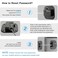 AzdBvae Refrigerator Lock Heavy Duty Fridge Lock Combination Lock for Fridge Cabinets Window Drawers and Child Safety Keep Cat Away No Drilling Easy Install No Keys Needed 2 Pack Black