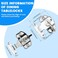 SDTC Tech 2 Pack Dining Table Locks Heavy Duty Dining Training Table Latches Metal Spring Leaf Buckles Connector for Tables Leaf Extension Tables Conference Desks Silver