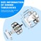 SDTC Tech 2 Pack Dining Table Locks Heavy Duty Dining Training Table Latches Metal Spring Leaf Buckles Connector for Tables Leaf Extension Tables Conference Desks Silver