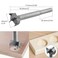 SDTC Tech Desk Drawer Lock and Door Puncher Kit Opening Diameter 075 inch 19 mm for Door Panels with a Thickness of 17 mm 22 mm