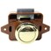 SQXBK Keyless Push Button Catch Door Knob Lock Push Button Catch Lock for RV Caravan Cabinet Boat Motor Home CupboardBrown Gold