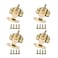 TAODAN 4PCS Metal Table Locks Dining Training Table Buckles Connectors Dining Table Locks Metal Spring Table Leaf Buckle Latches Table Leaf Latch Hardware Accessories