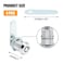 Uenhoy 4 Pack Tubular Cam Lock 1 Inch Cabinet Cam Lock Set for Tool Box File Cabinet Mail Box Vending Machine ATM Keyed Different