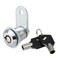 uxcell Tubular Cam Lock 1316 Cylinder Length Fits on 12 Max Panel Thickness Zinc Alloy Chrome Finish Keyed Different