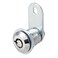 uxcell Tubular Cam Lock 1316 Cylinder Length Fits on 12 Max Panel Thickness Zinc Alloy Chrome Finish Keyed Different
