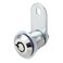 uxcell Tubular Cam Lock 1316 Cylinder Length Fits on 12 Max Panel Thickness Zinc Alloy Chrome Finish Keyed Different