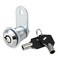 uxcell Tubular Cam Lock 1316 Cylinder Length Fits on 12 Max Panel Thickness Zinc Alloy Chrome Finish Keyed Different