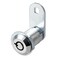 uxcell Tubular Cam Lock 78 Cylinder Length Fits on 58 Max Panel Thickness Zinc Alloy Chrome Finish Keyed Different