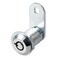 uxcell Tubular Cam Lock 78 Cylinder Length Fits on 58 Max Panel Thickness Zinc Alloy Chrome Finish Keyed Different